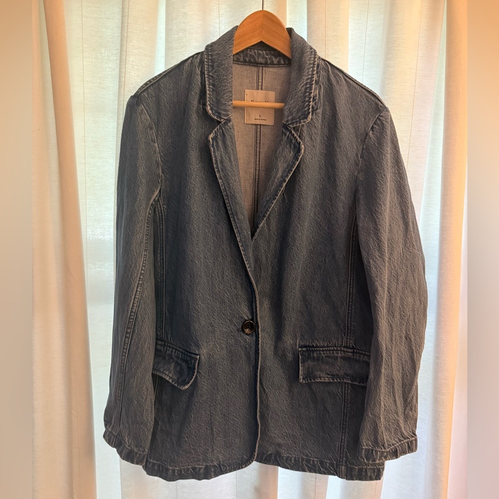 Abercrombie & Fitch Light Blue Denim Jacket